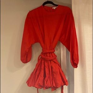 Red Rhode Ella dress xs worn 2-3x